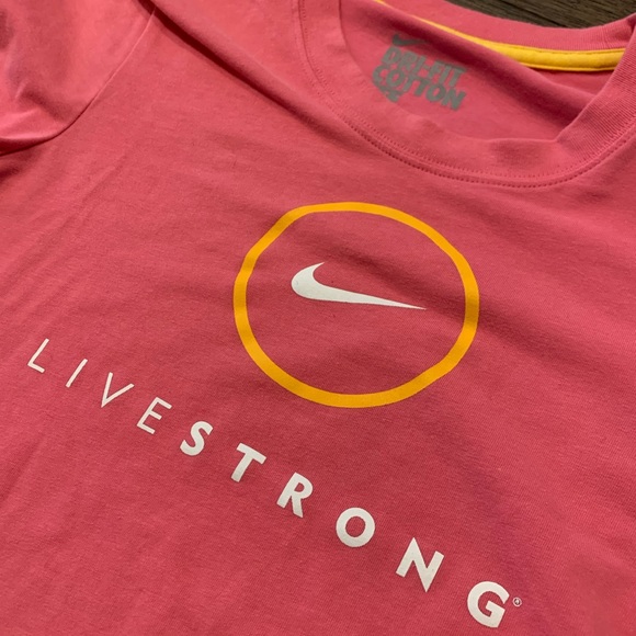Nike Dri-Fit Livestrong Pink Tshirt (size S) - Picture 5 of 5